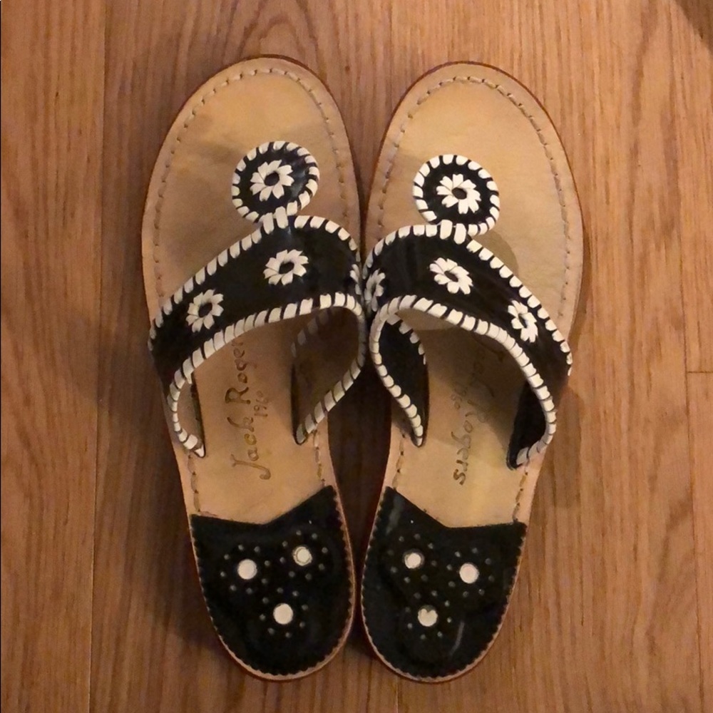 Black and White Jack Rogers